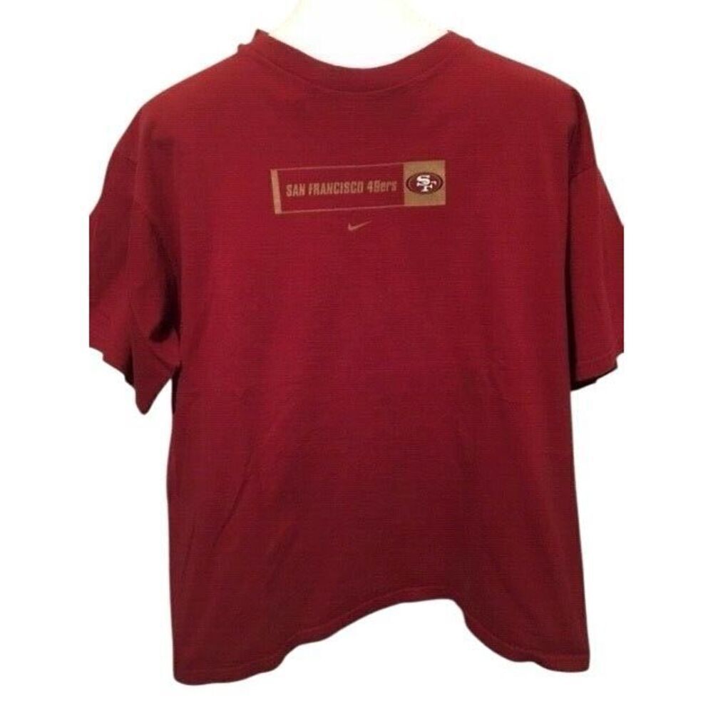 SAN FRANCISCO 49ERS SIZE LARGE NIKE TEAM T-SHIRT